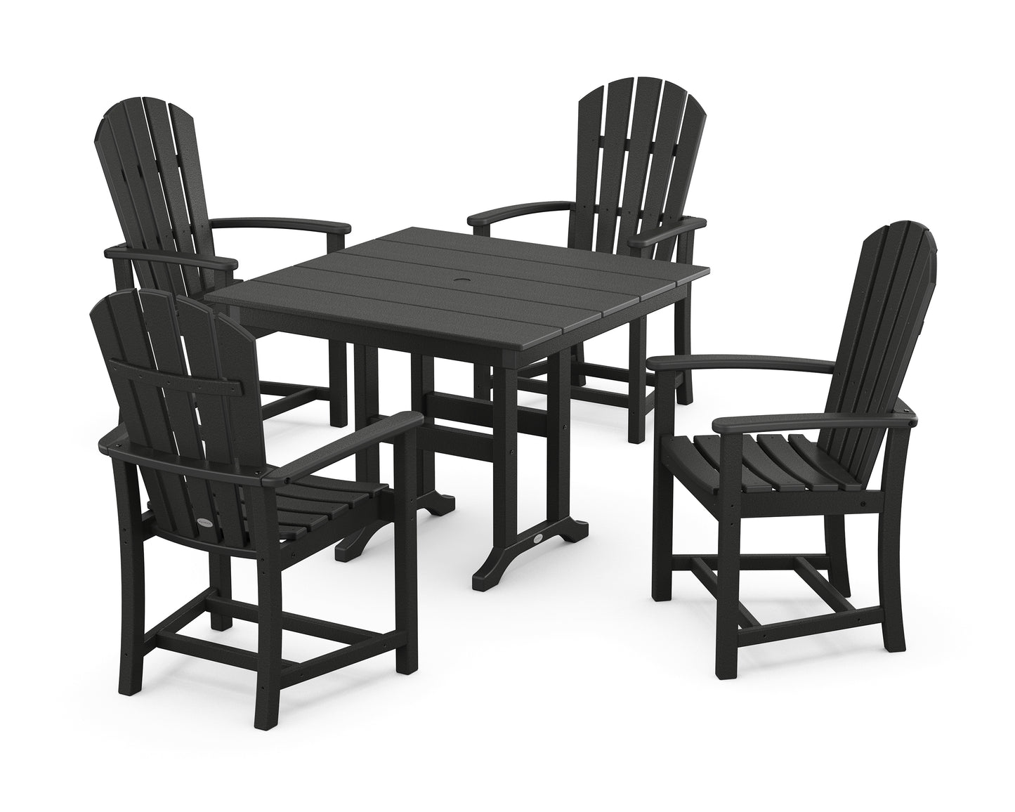 Palm Coast 5-Piece Farmhouse Dining Set