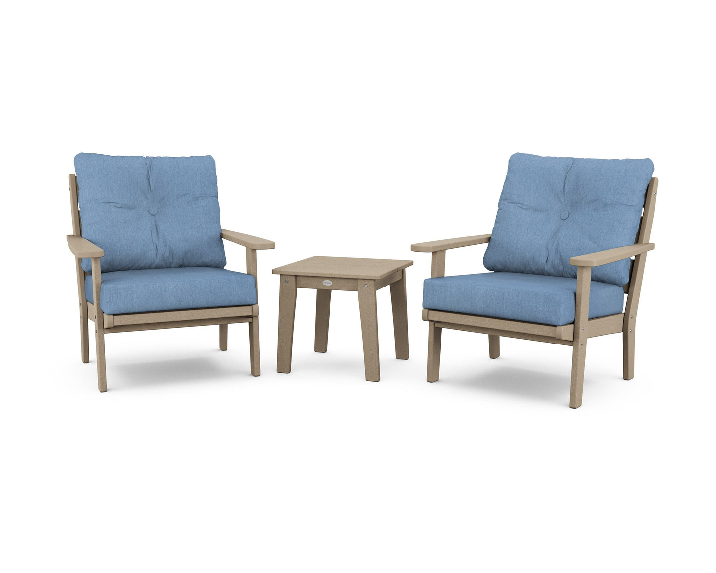 Lakeside 3-Piece Deep Seating Chair Set