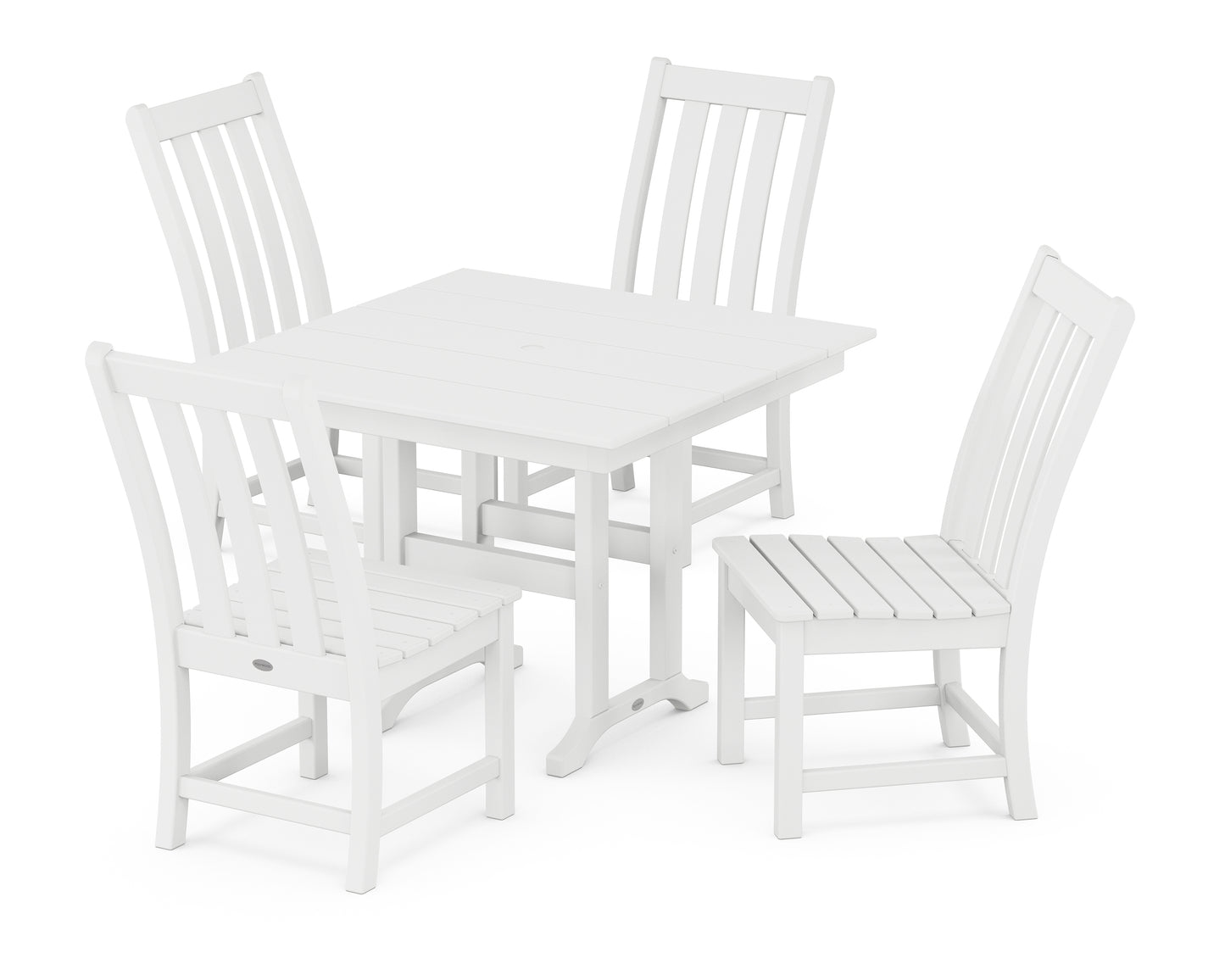 Vineyard Side Chair 5-Piece Farmhouse Dining Set