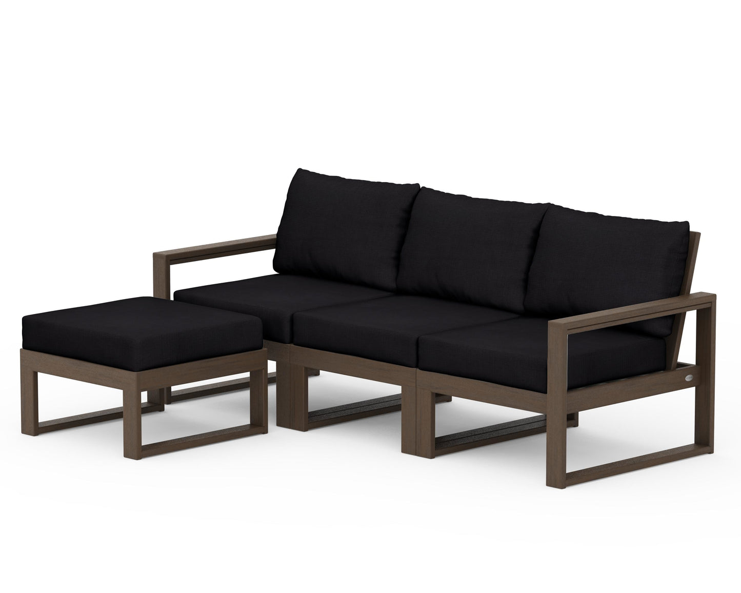 EDGE 4-Piece Modular Deep Seating Set with Ottoman