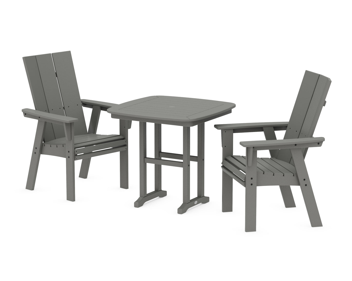 Modern Adirondack 3-Piece Dining Set