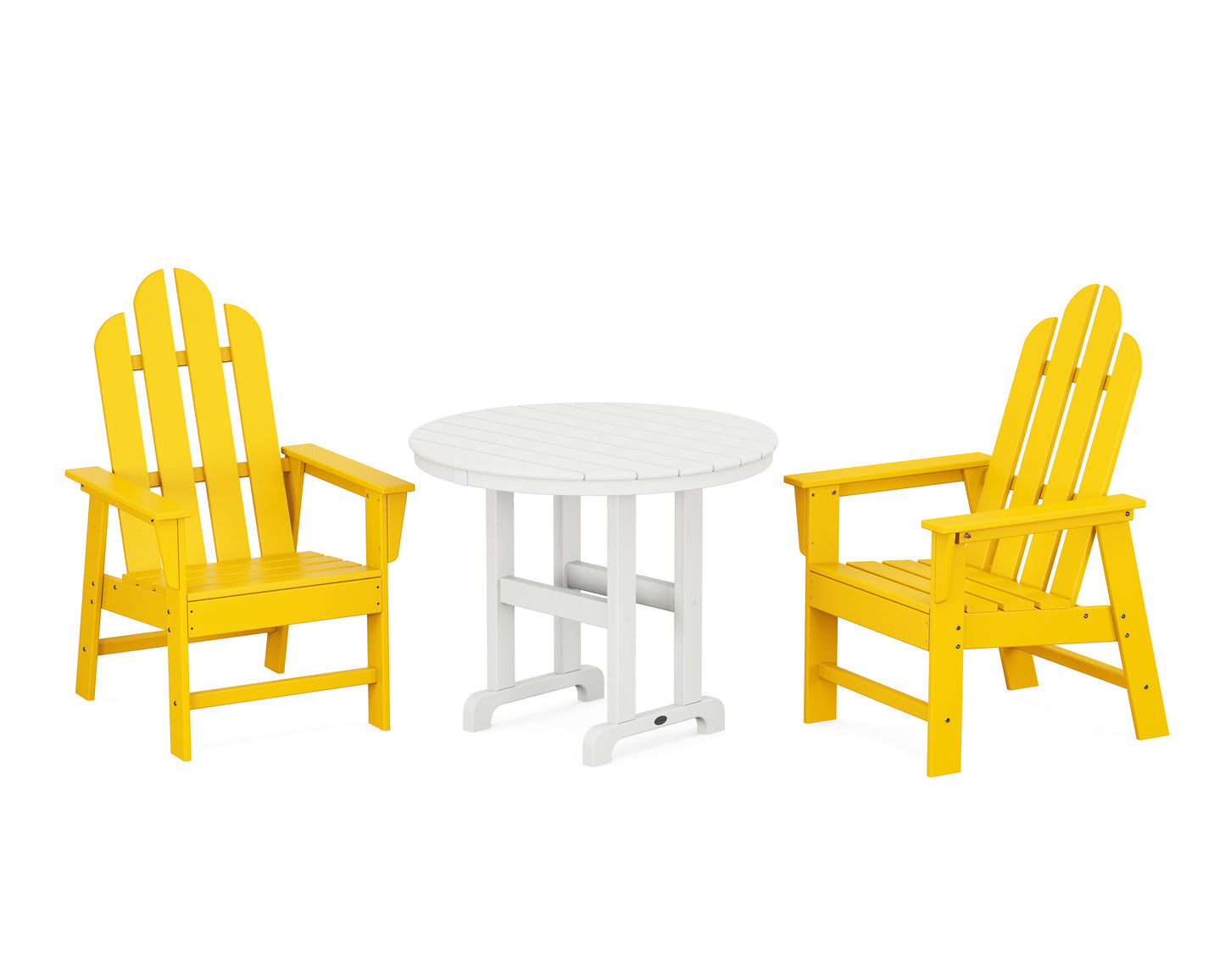 Long Island 3-Piece Round Dining Set