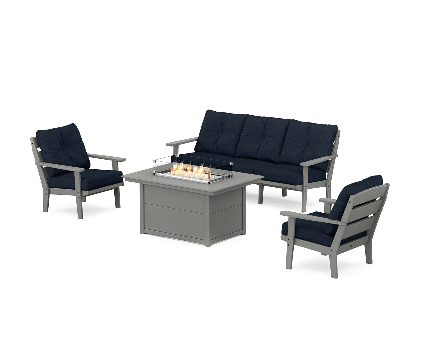Lakeside Deep Seating Fire Pit Table Set