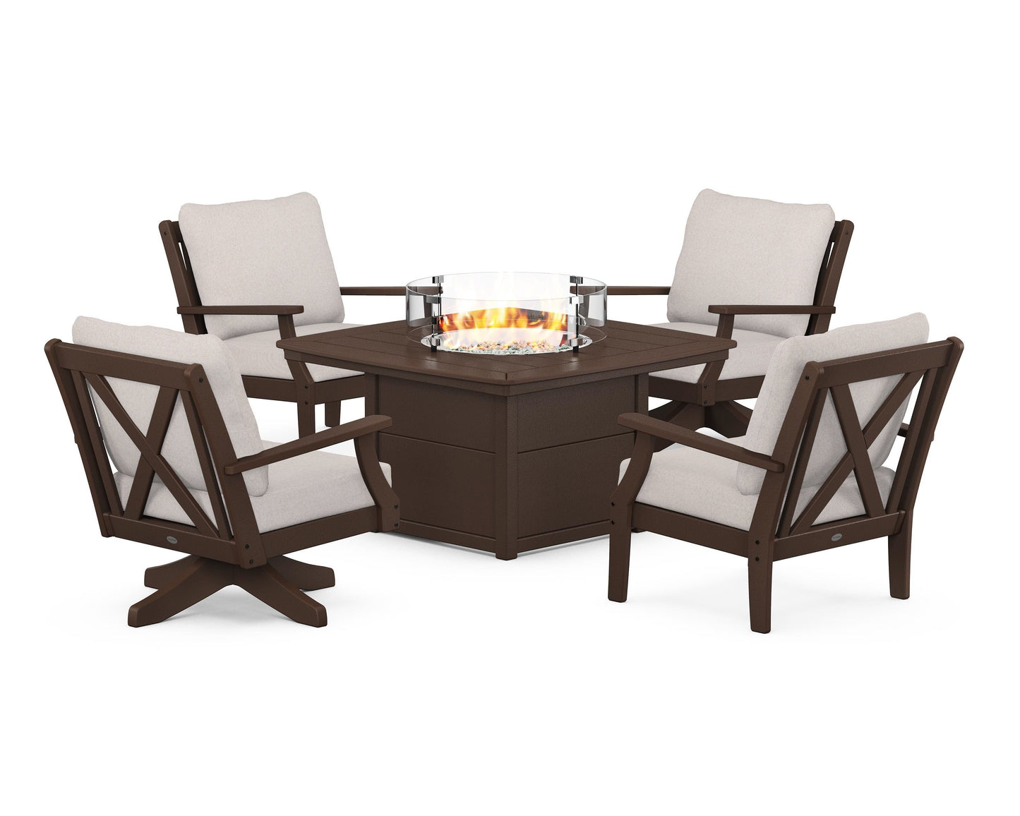 Braxton 5-Piece Deep Seating Set with Fire Table