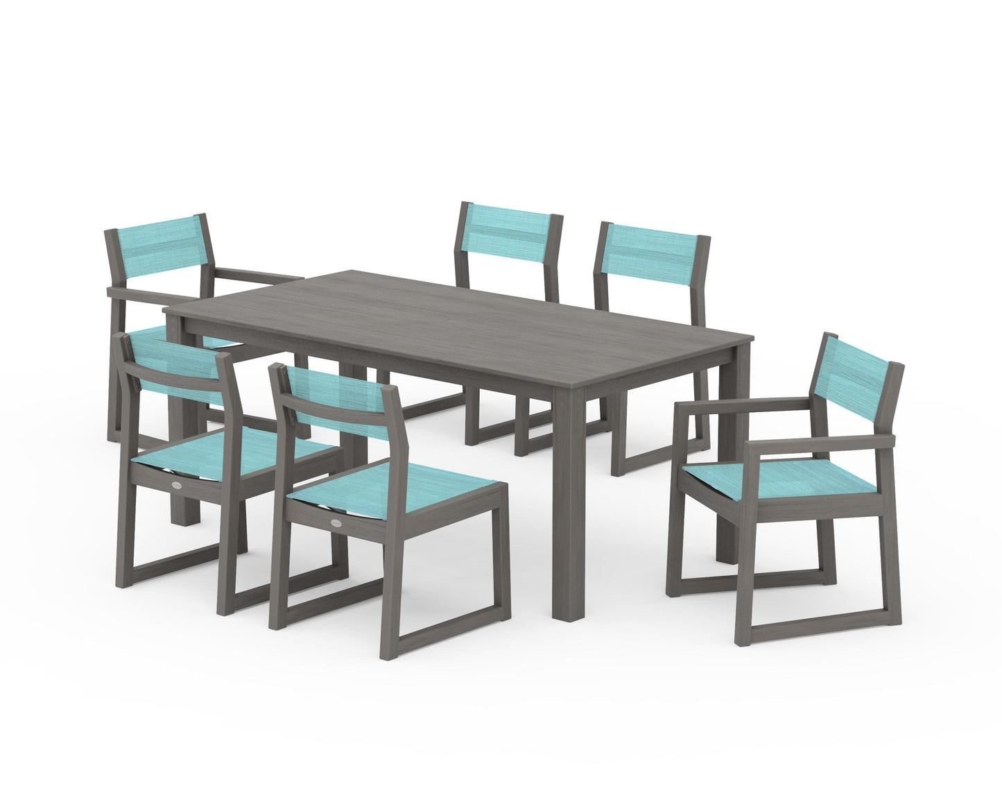 EDGE Sling 7-Piece Parsons Dining Set