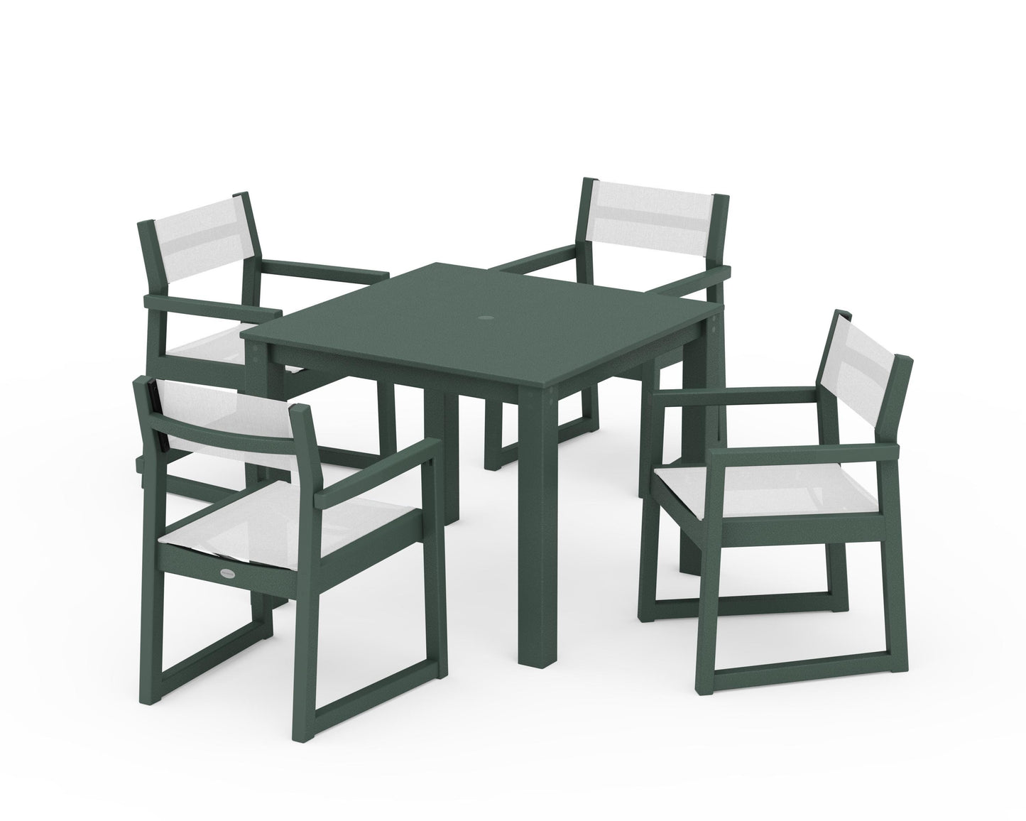 EDGE Sling Arm Chair 5-Piece Parsons Dining Set