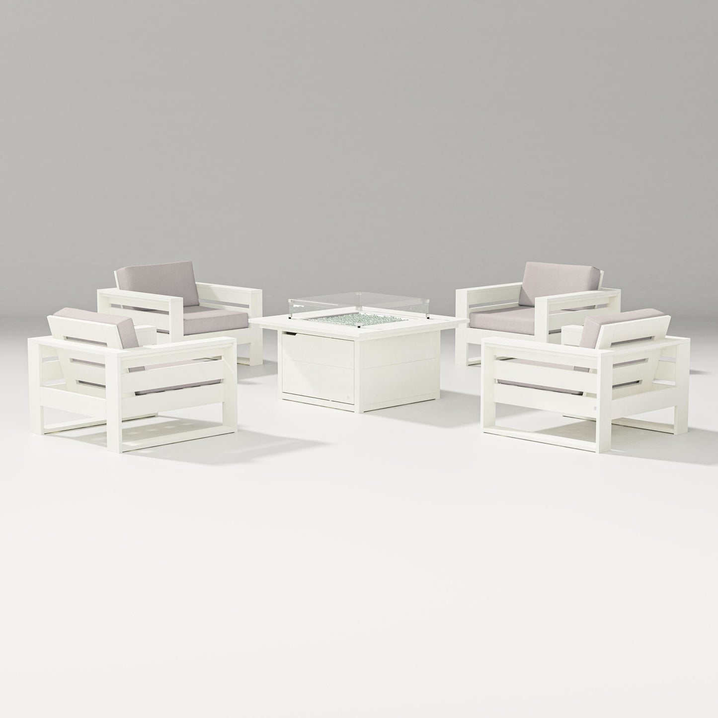 Latitude 5-Piece Lounge Fire Table Set