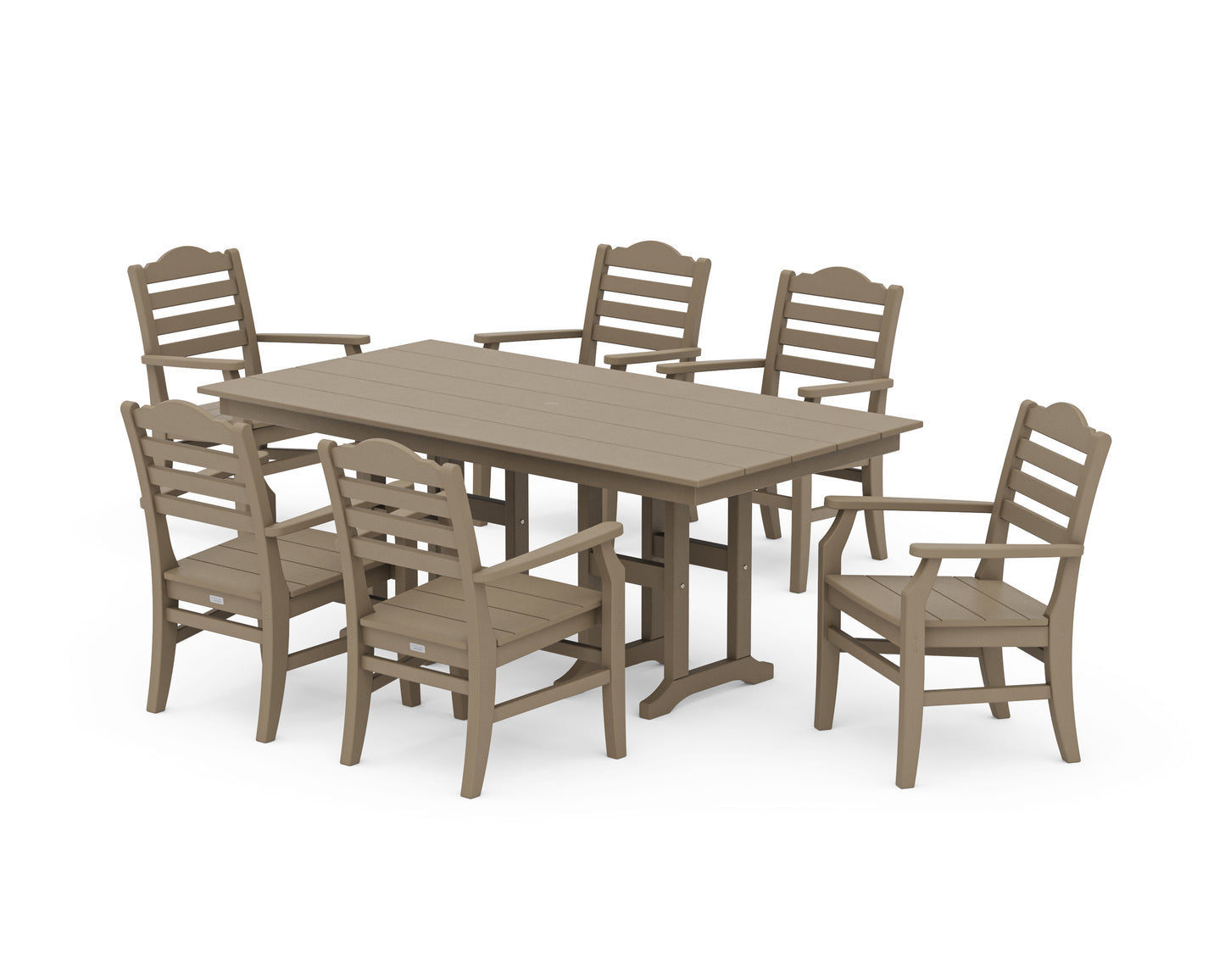 Savannah Arm Chair 7-Piece Farmhouse Dining Set