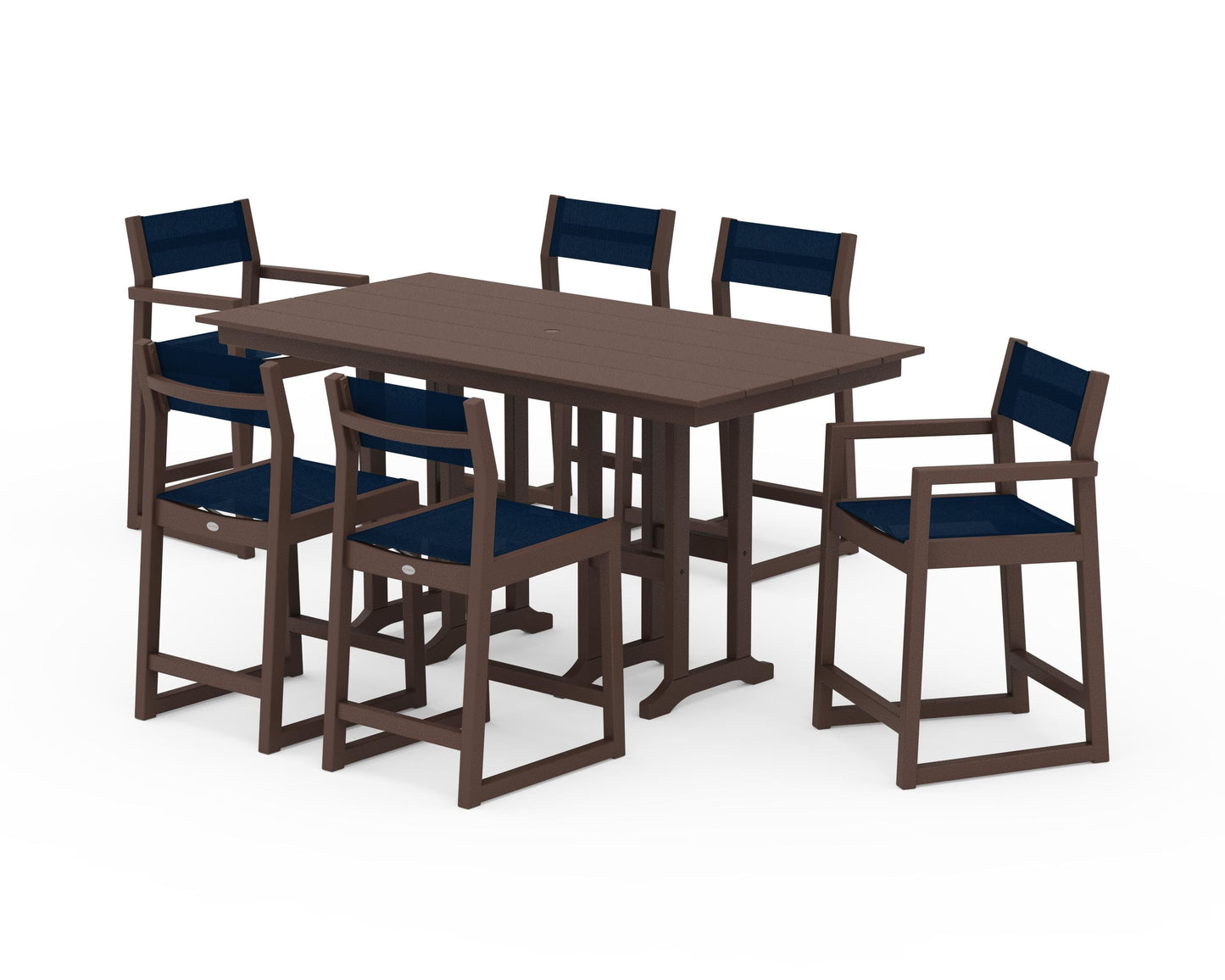 EDGE Sling 7-Piece Farmhouse Counter Set