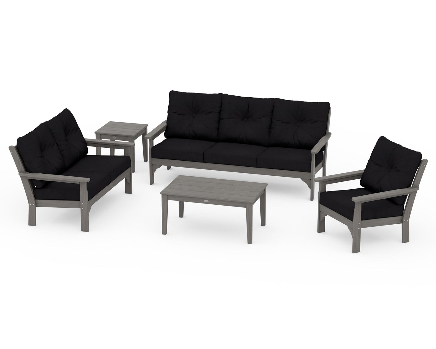 Vineyard 5 Piece Deep Seating Set