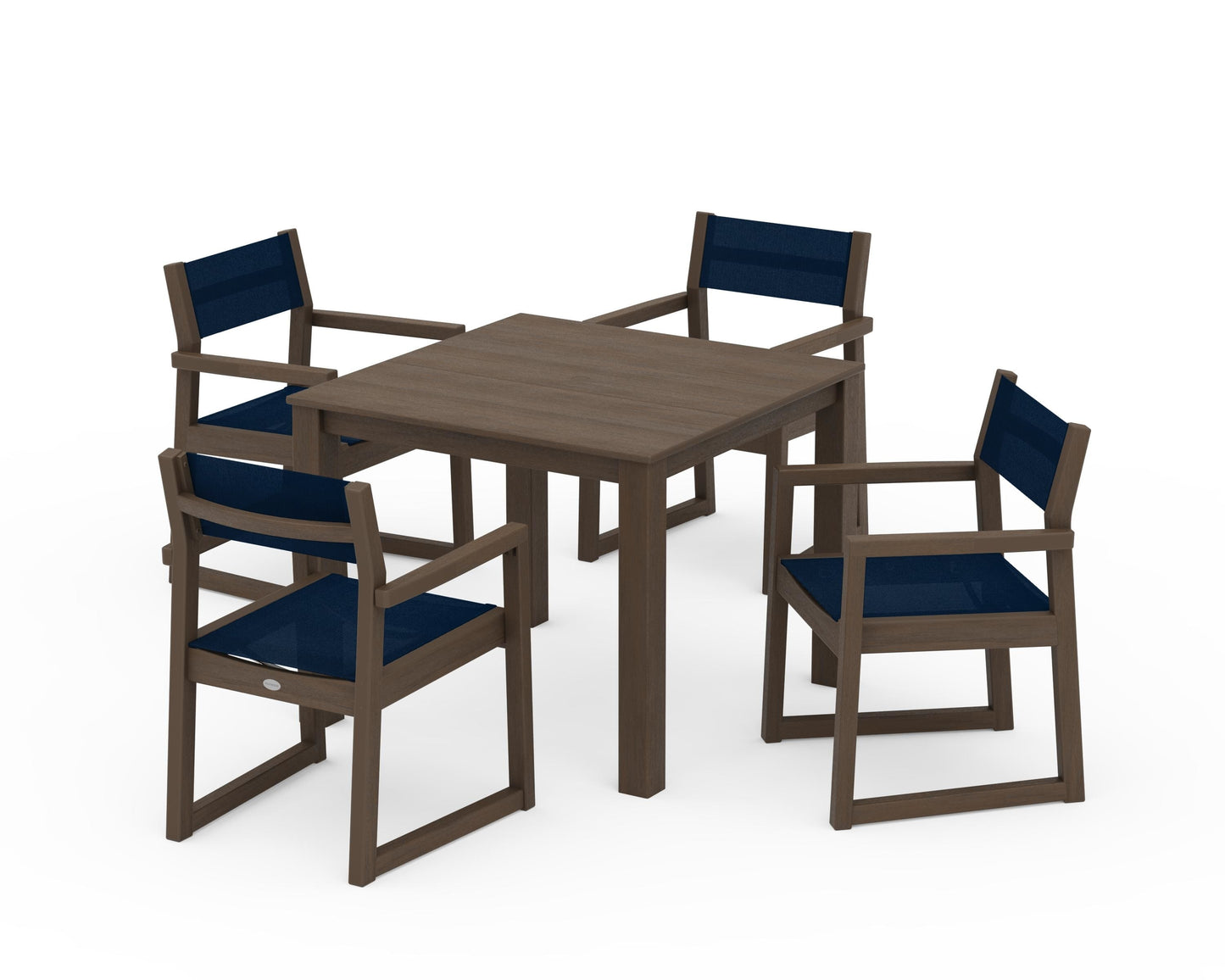 EDGE Sling Arm Chair 5-Piece Parsons Dining Set