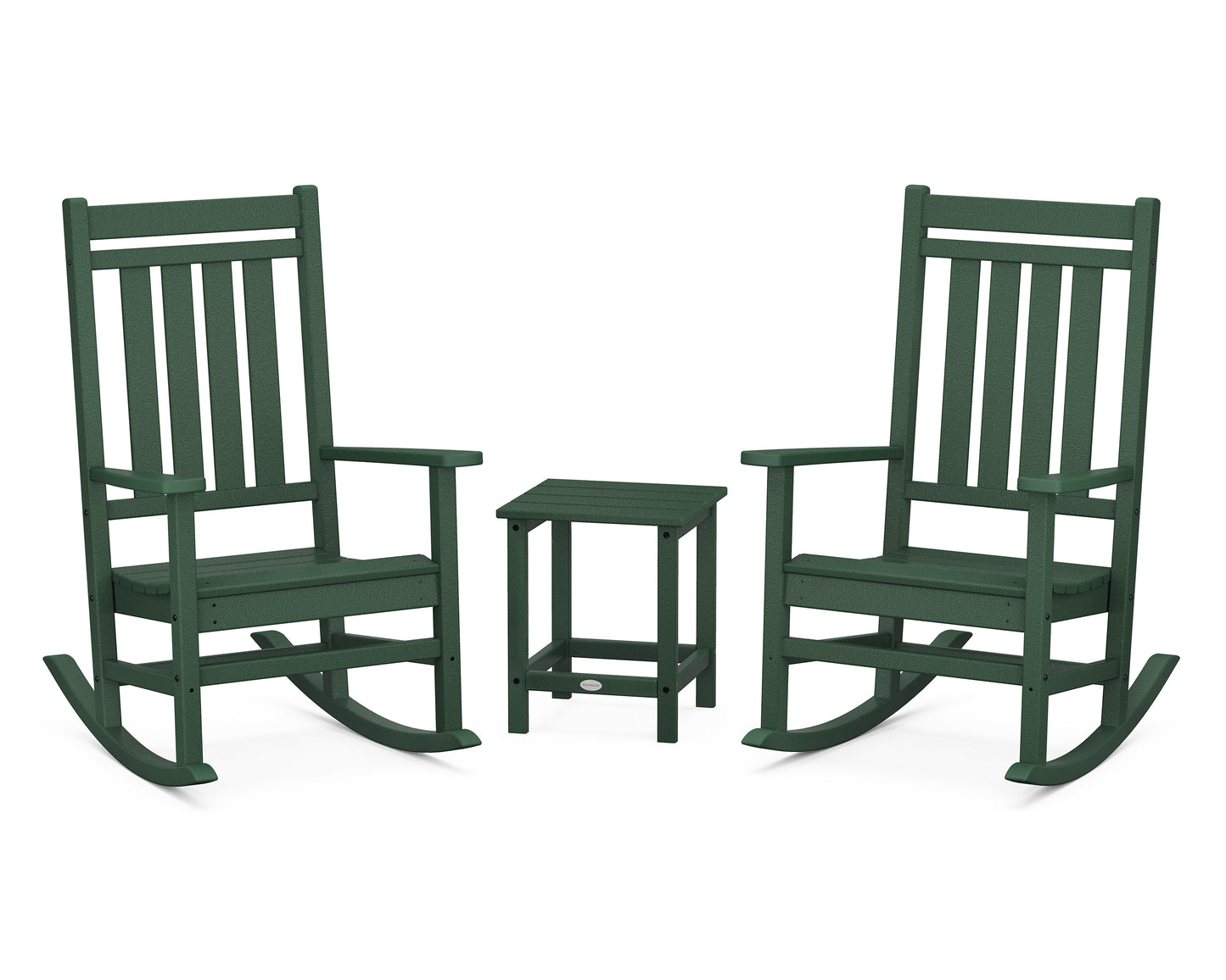 Estate 3-Piece Rocking Chair Set with Long Island 18" Side Table