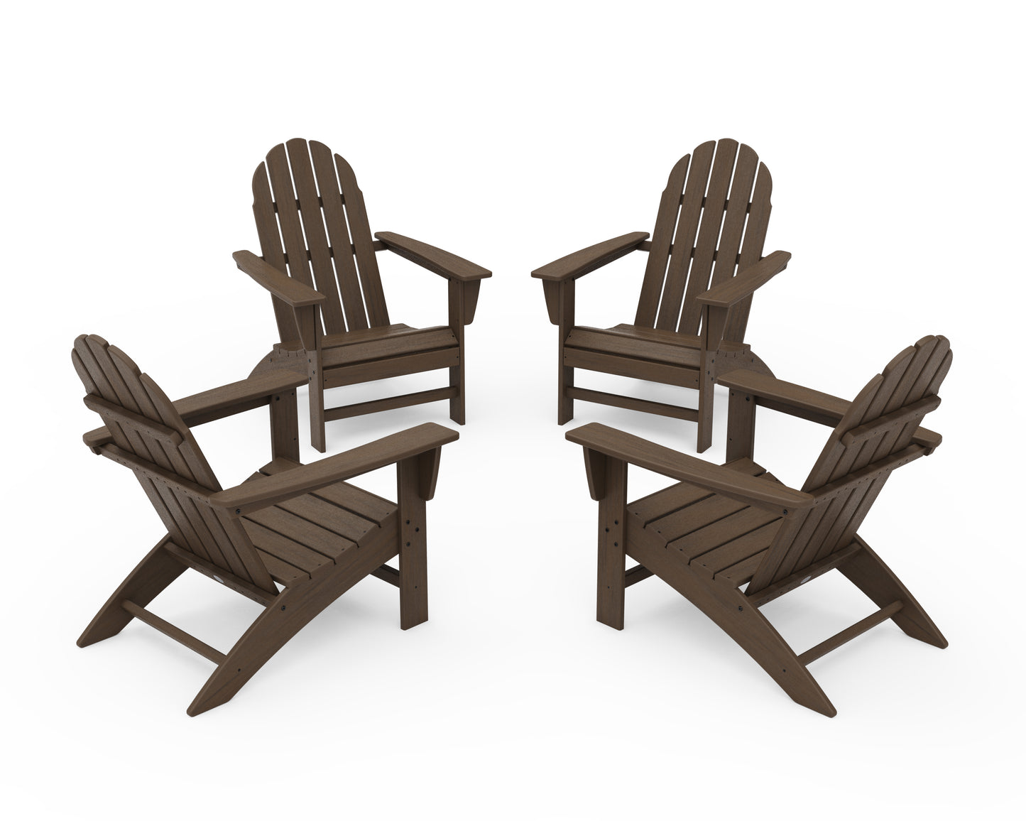 Vineyard 4-Piece Adirondack Conversation Set
