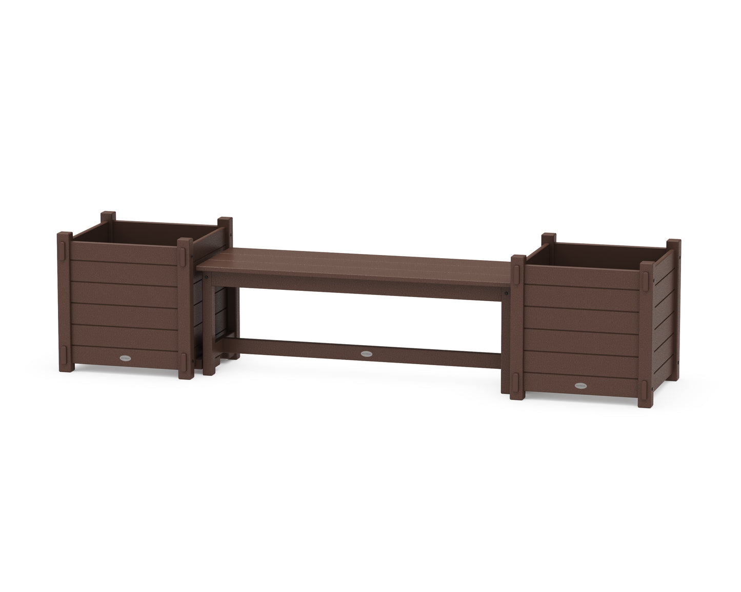 48" Nautical Straight Planter Bench Set - Large