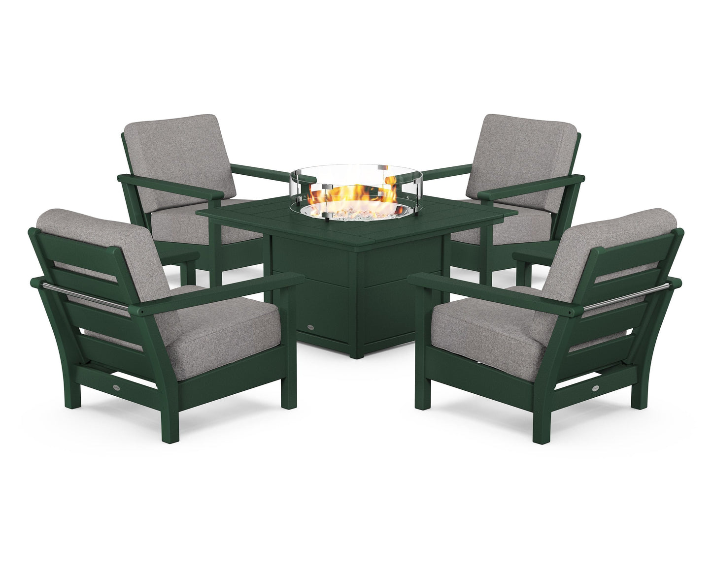 Harbour 5-Piece Conversation Set with Fire Pit Table