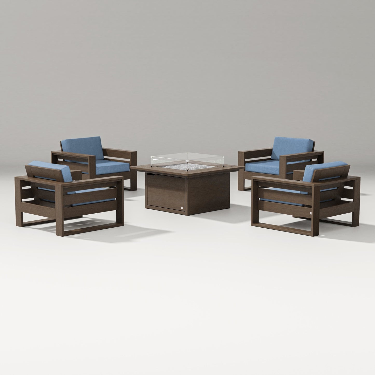 Latitude 5-Piece Lounge Fire Table Set