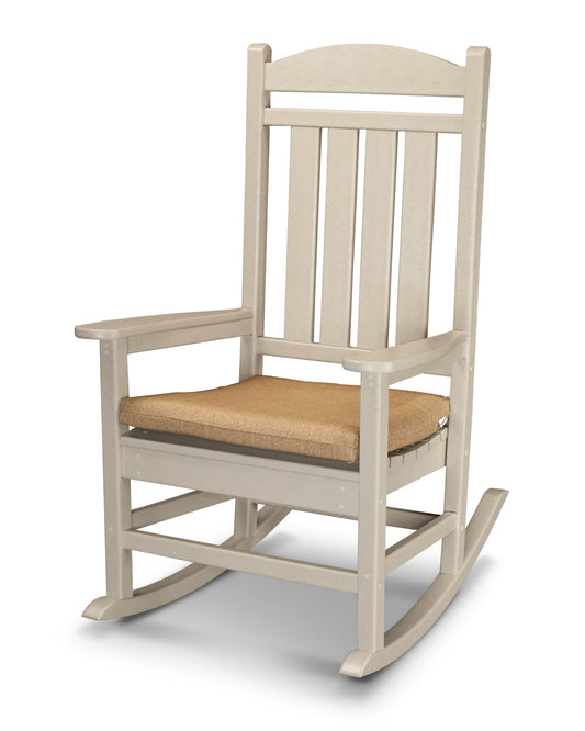 Presidential Rocker with Seat Cushion