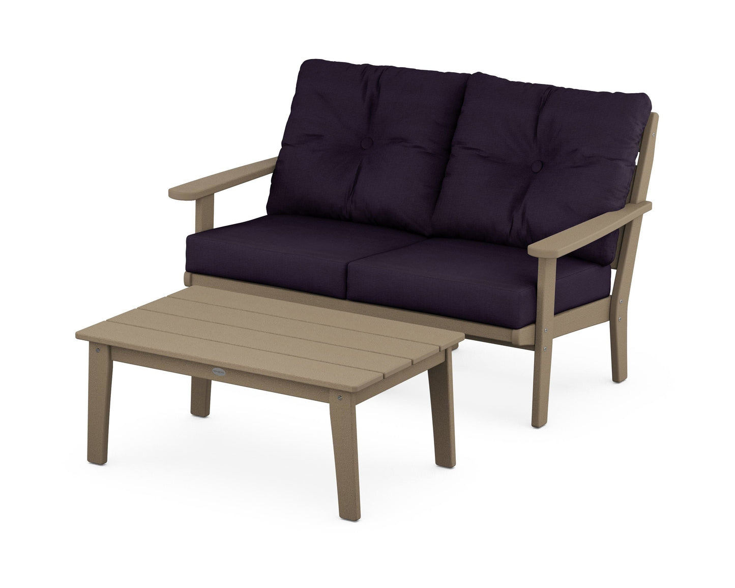 Lakeside 2-Piece Lounge Loveseat Set