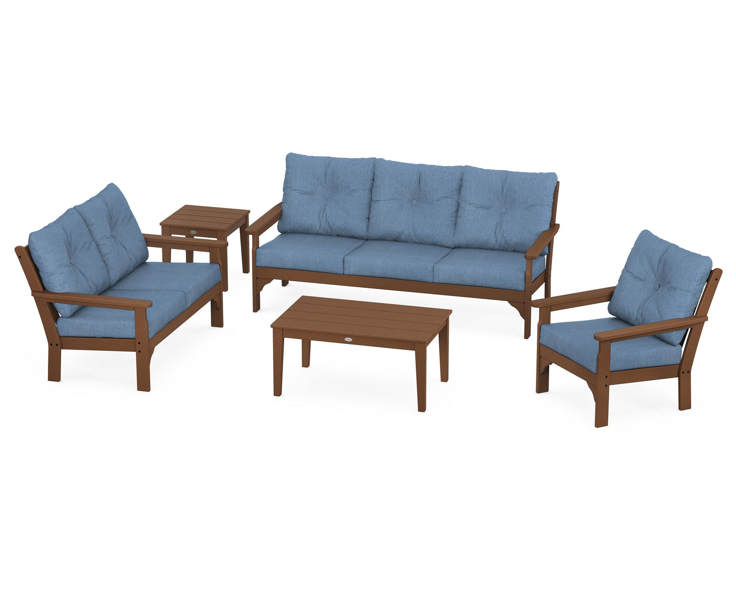 Vineyard 5 Piece Deep Seating Set