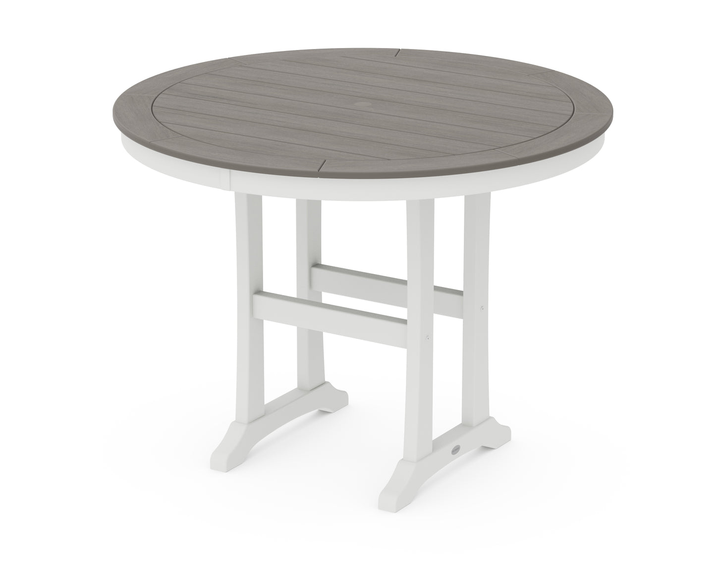 Nautical Trestle 48" Round Counter Table