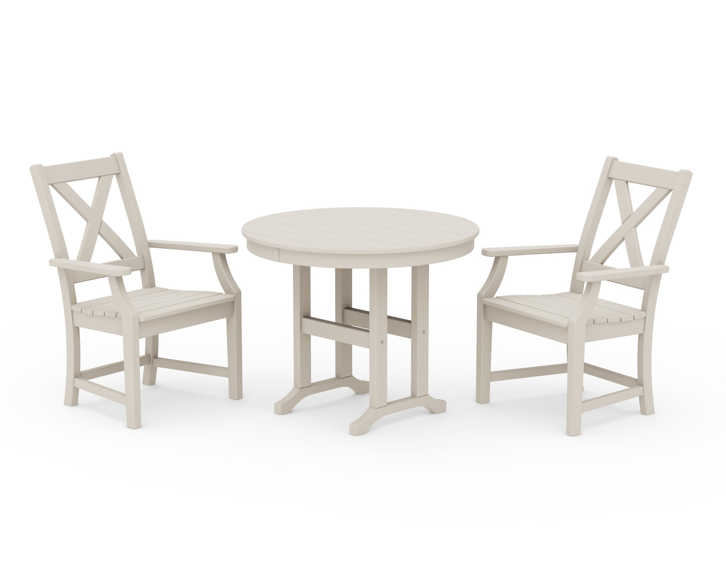 Braxton 3-Piece Round Dining Set