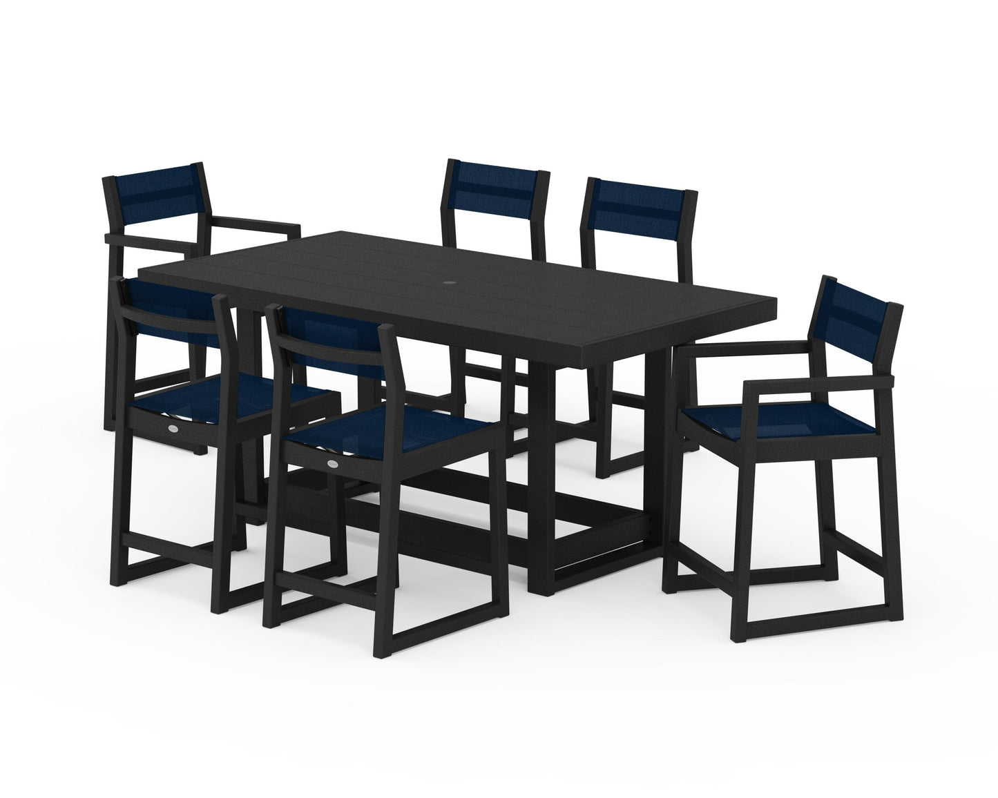 EDGE Sling 7-Piece Counter Table Set