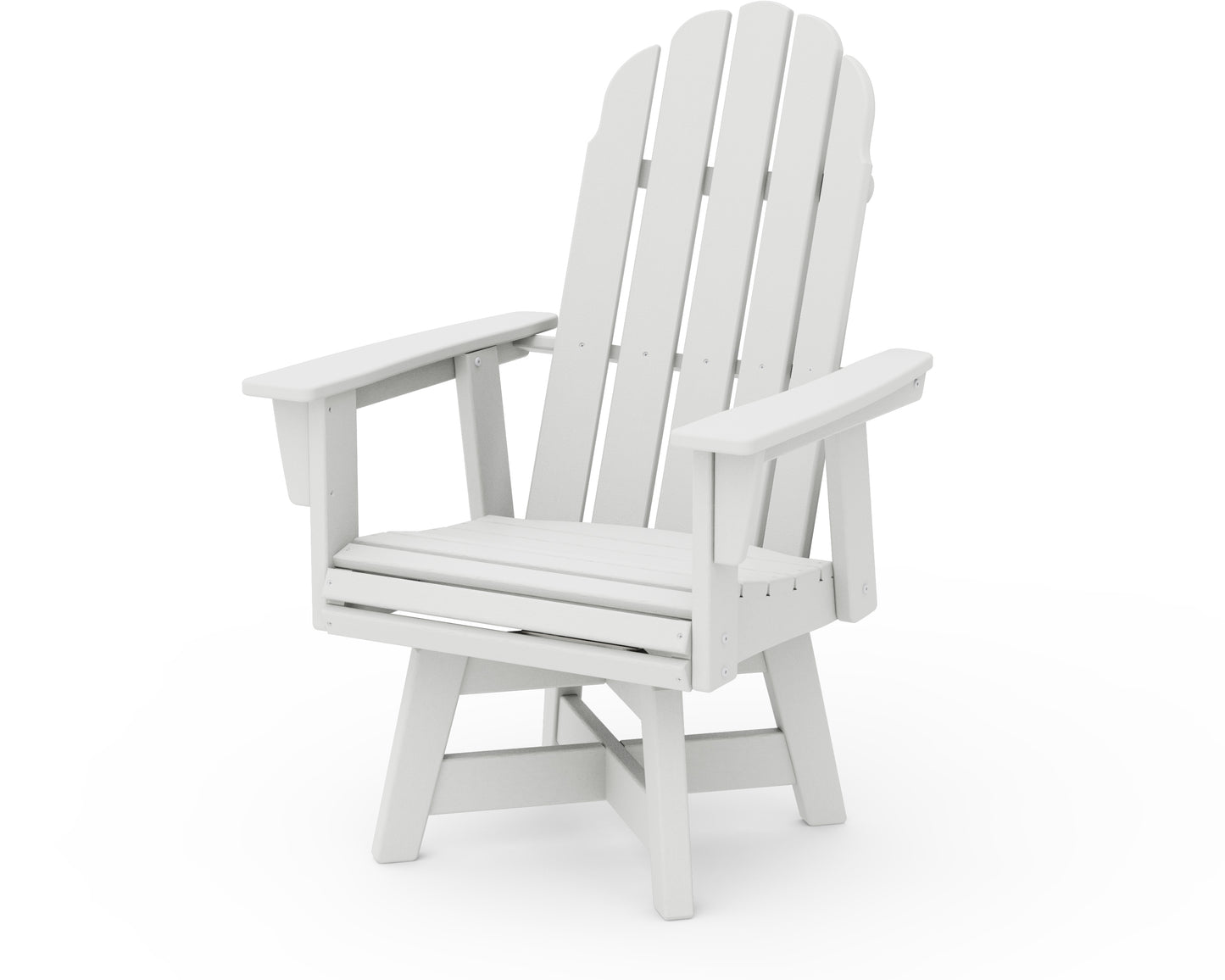 Vineyard Curveback Adirondack Swivel Dining Chair