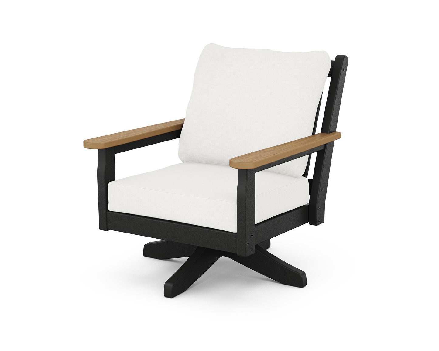 Chippendale Deep Seating Swivel Chair