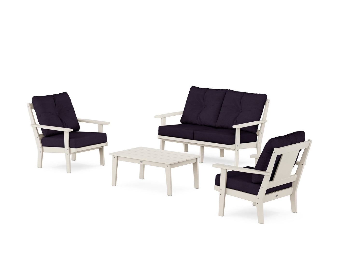 Prairie 4-Piece Deep Seating Set with Loveseat
