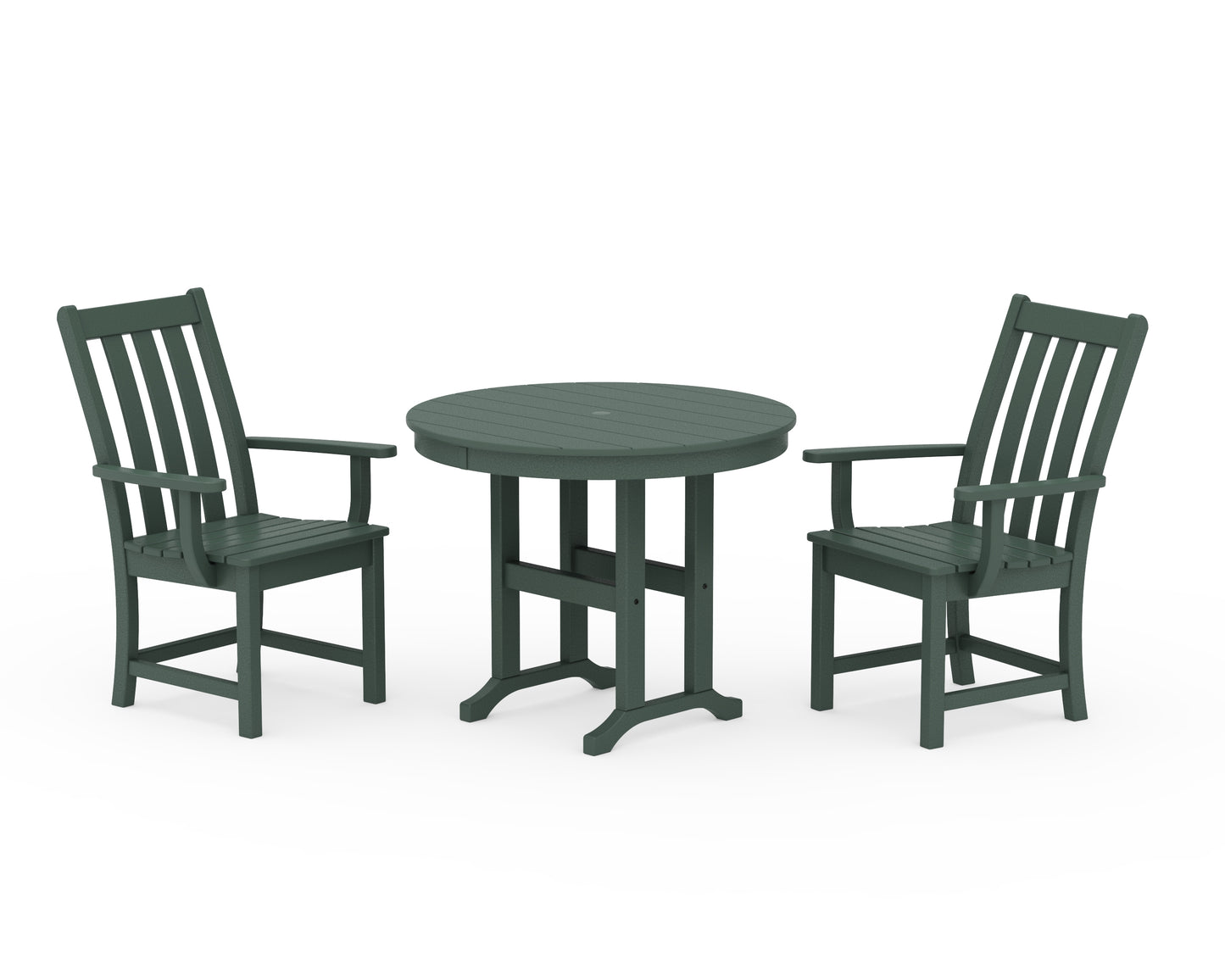 Vineyard 3-Piece Round Dining Set