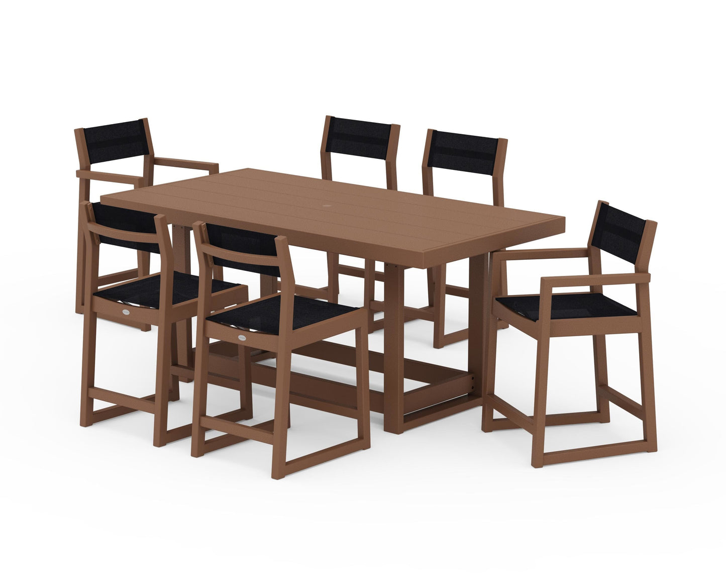 EDGE Sling 7-Piece Counter Table Set