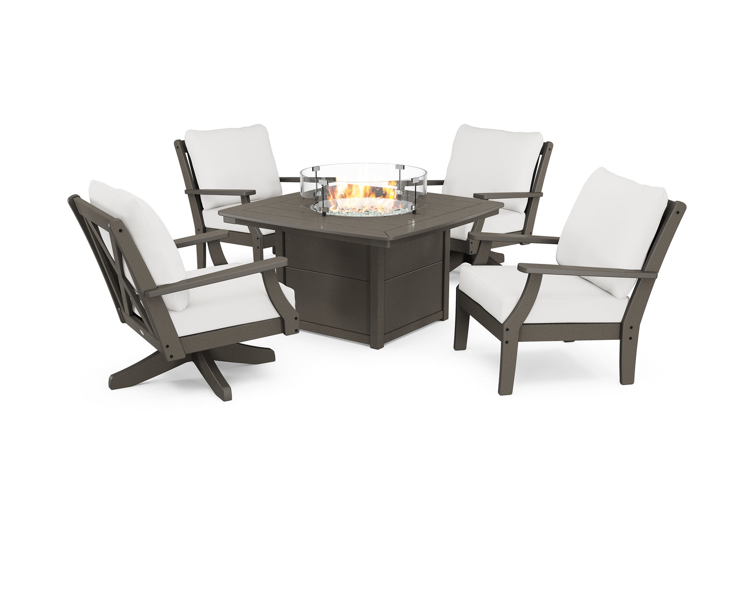 Braxton 5-Piece Deep Seating Set with Fire Table