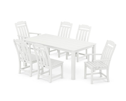 Cottage 7-Piece Parsons Dining Set
