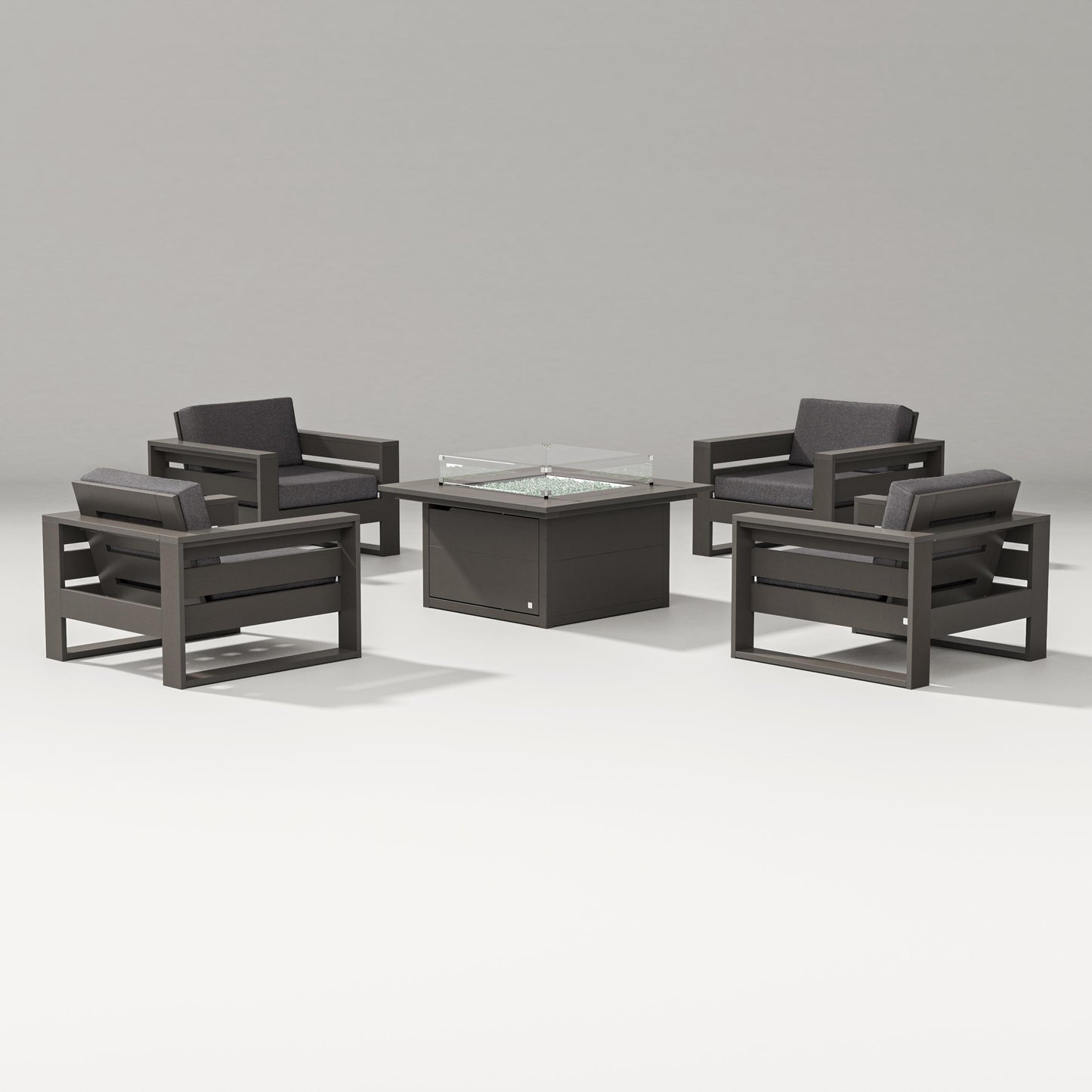 Latitude 5-Piece Lounge Fire Table Set