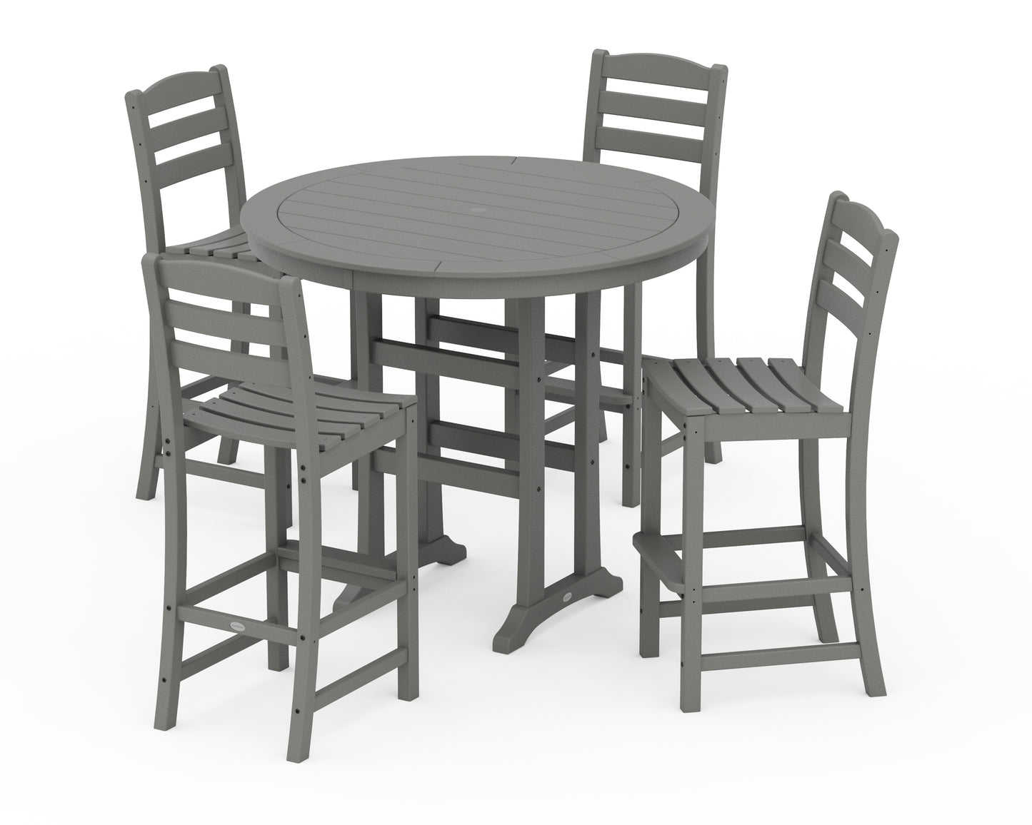 La Casa CafÃ© 5-Piece Side Chair Bar Dining Set
