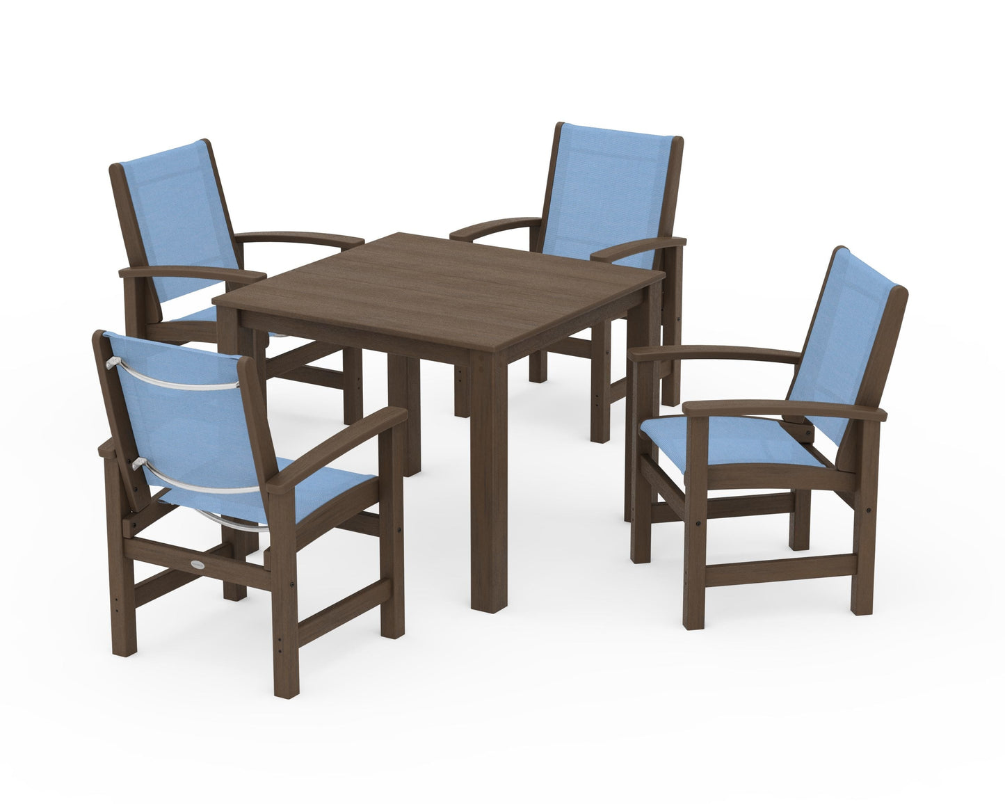 Coastal 5-Piece Parsons Dining Set