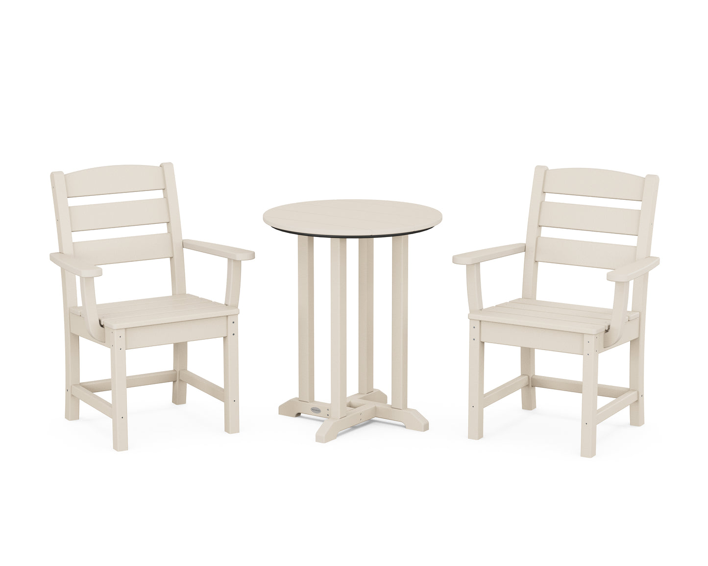 Lakeside 3-Piece Round Bistro Dining Set