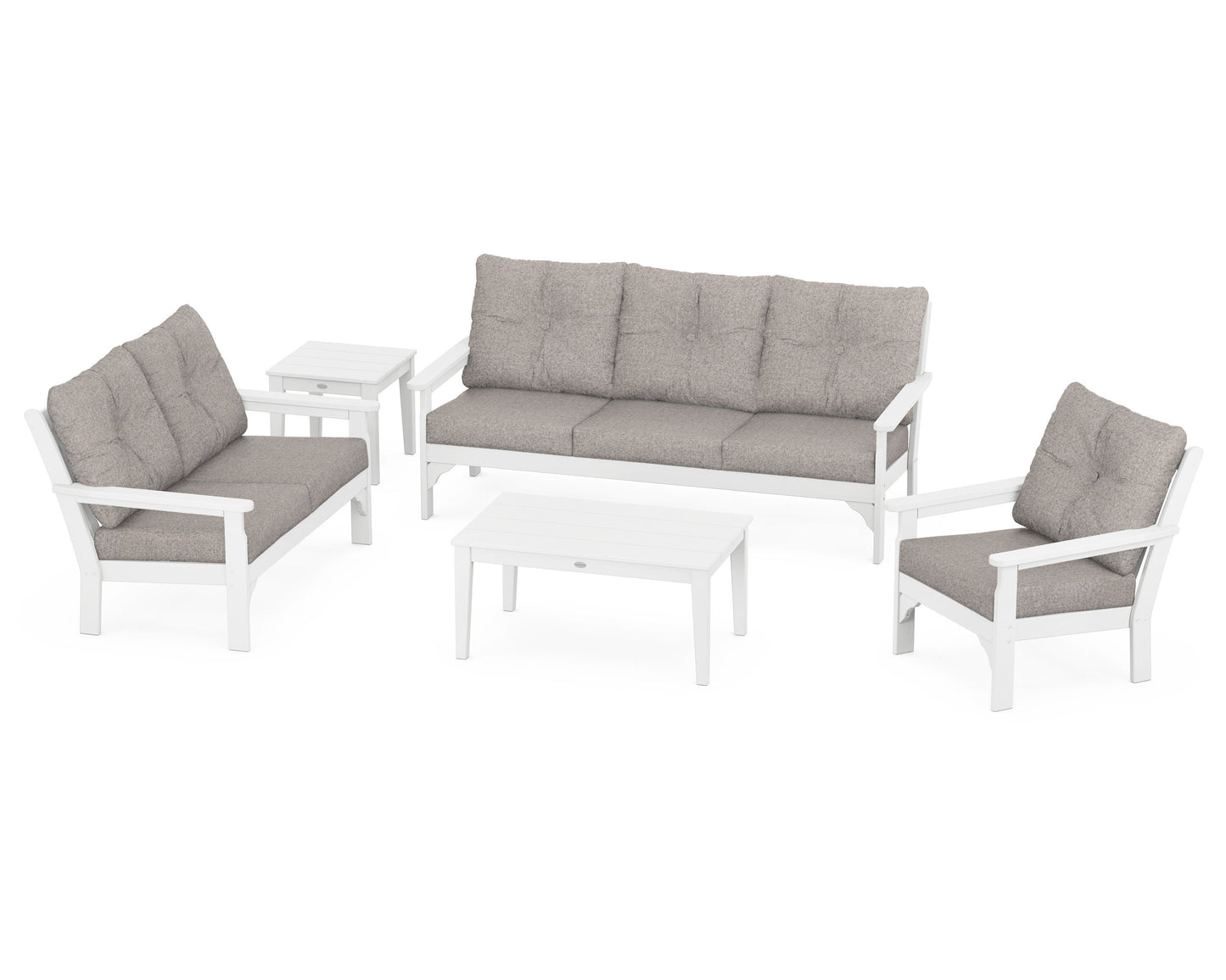 Vineyard 5 Piece Deep Seating Set