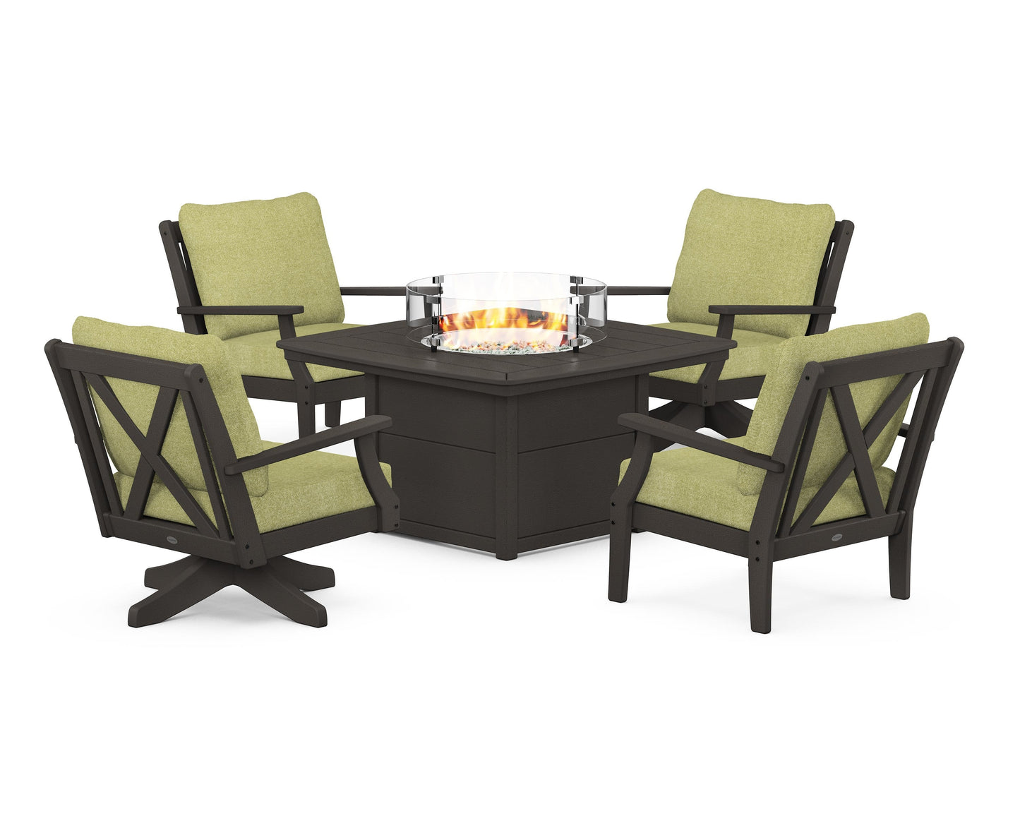 Braxton 5-Piece Deep Seating Set with Fire Table