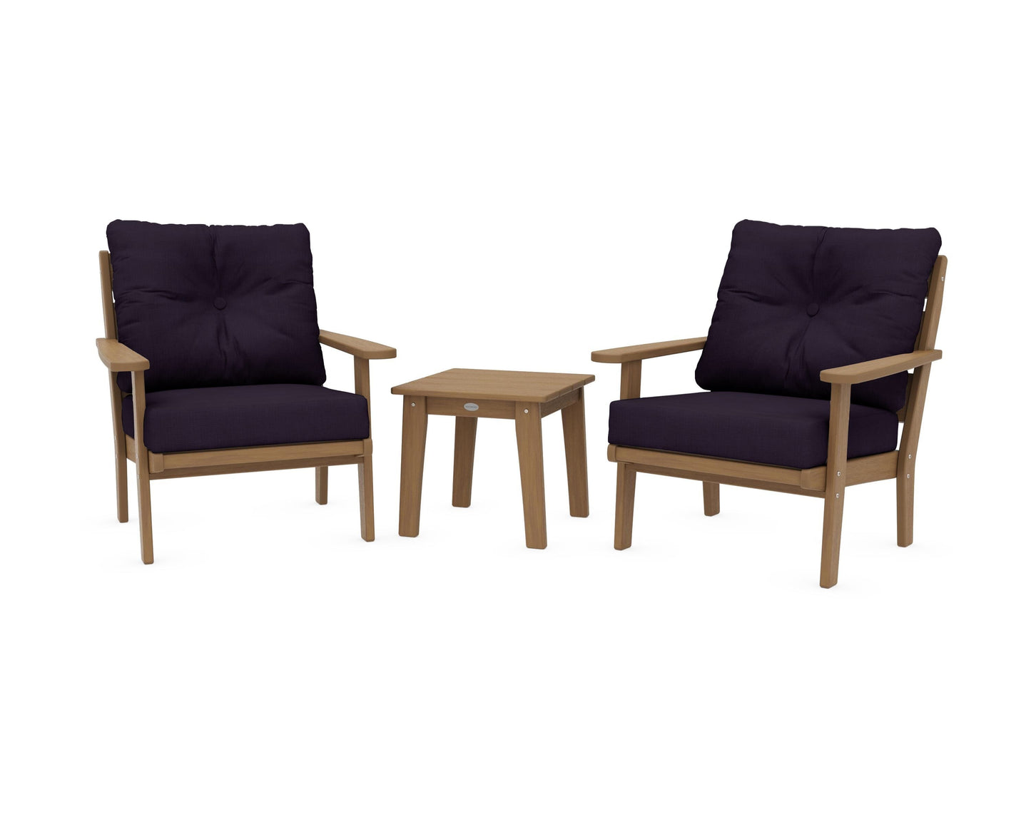 Lakeside 3-Piece Deep Seating Chair Set