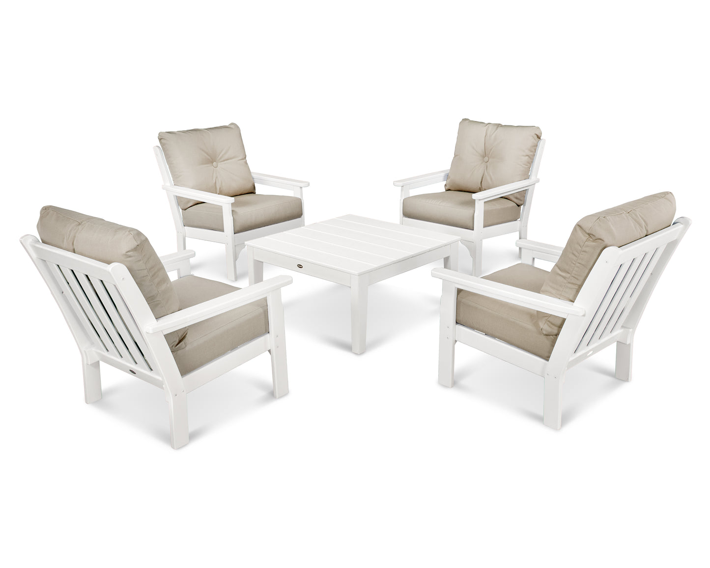 Vineyard 5-Piece Deep Seating Conversation Set