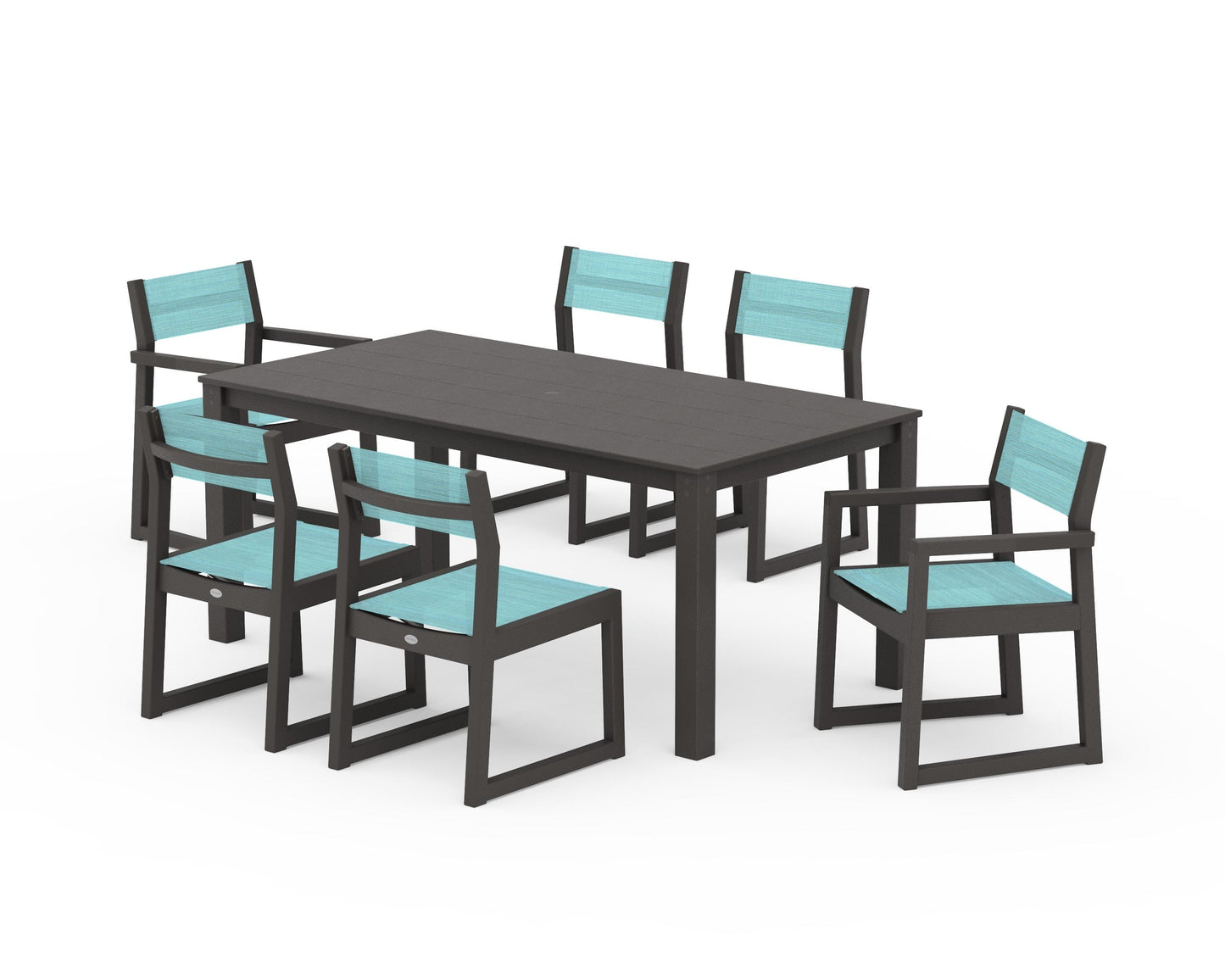EDGE Sling 7-Piece Parsons Dining Set