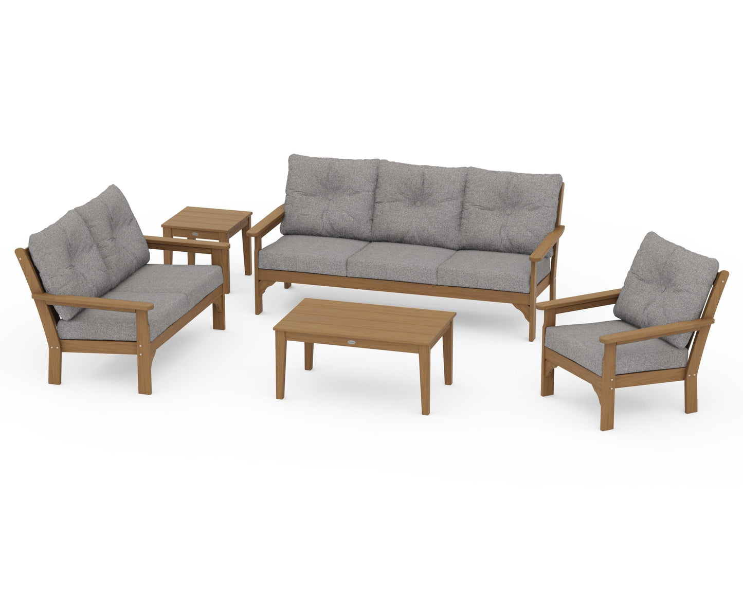 Vineyard 5 Piece Deep Seating Set
