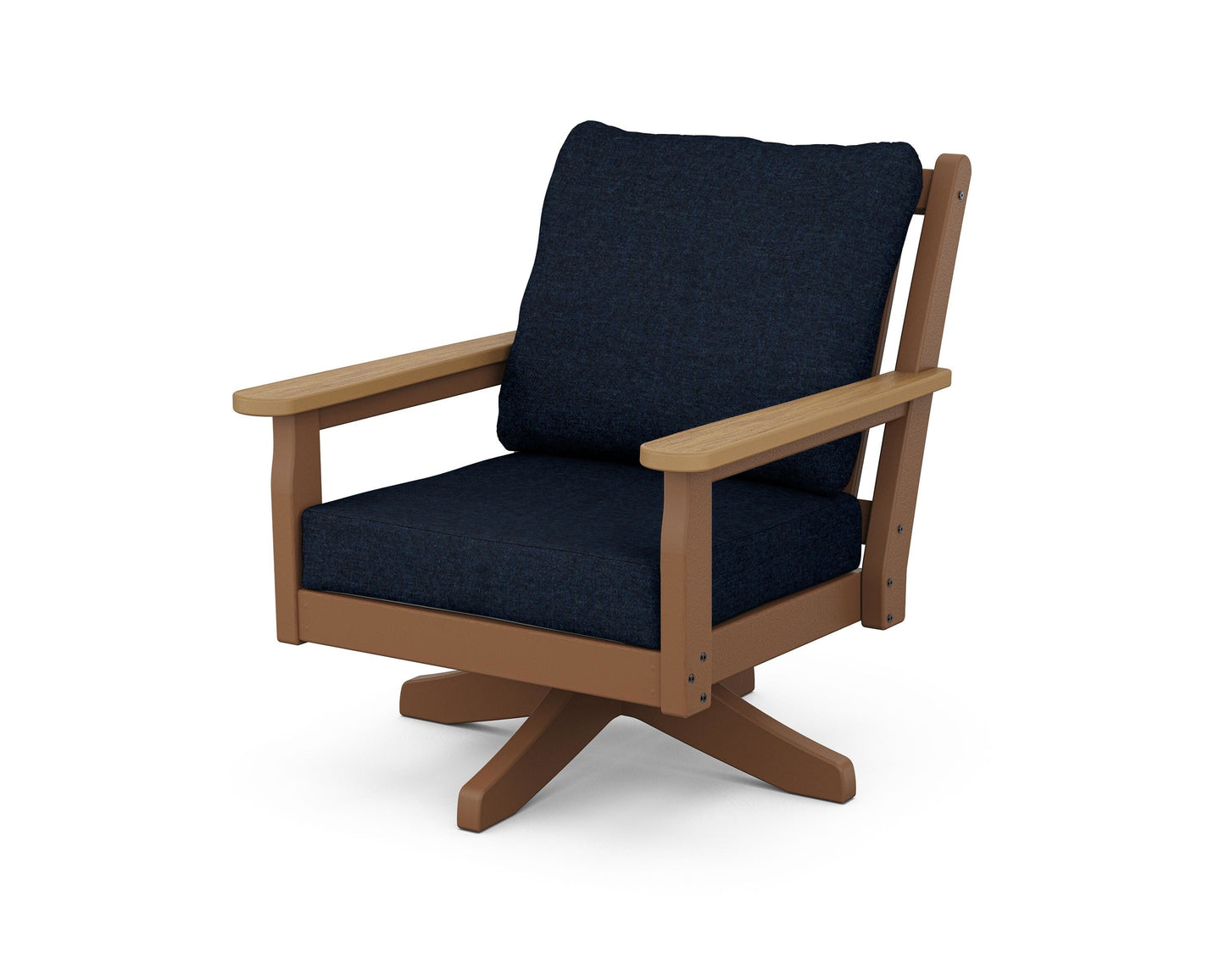 Chippendale Deep Seating Swivel Chair