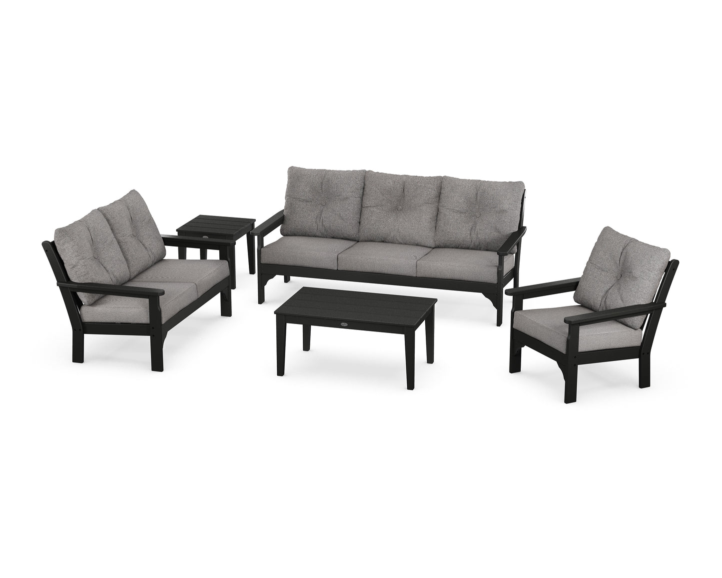 Vineyard 5 Piece Deep Seating Set
