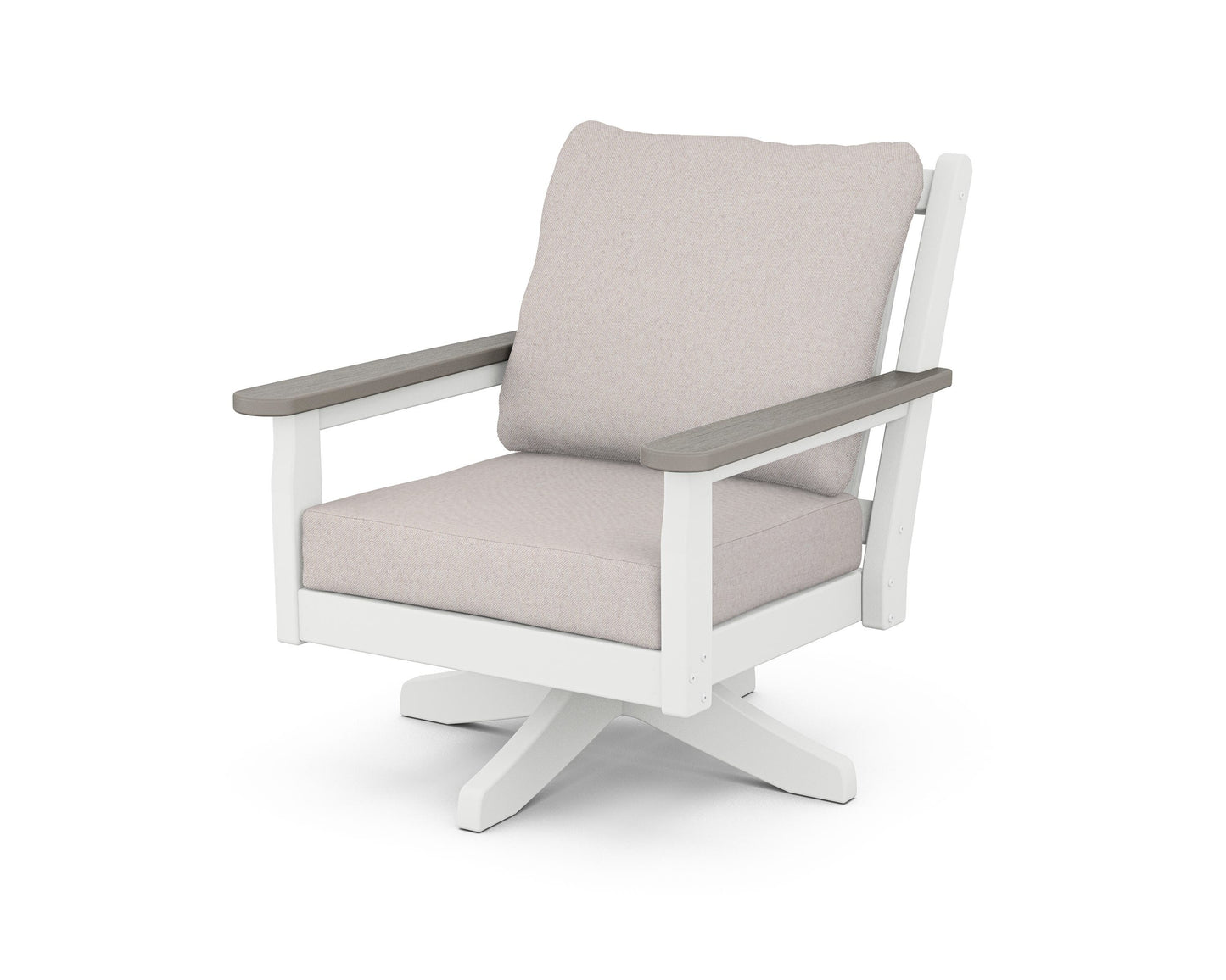 Chippendale Deep Seating Swivel Chair