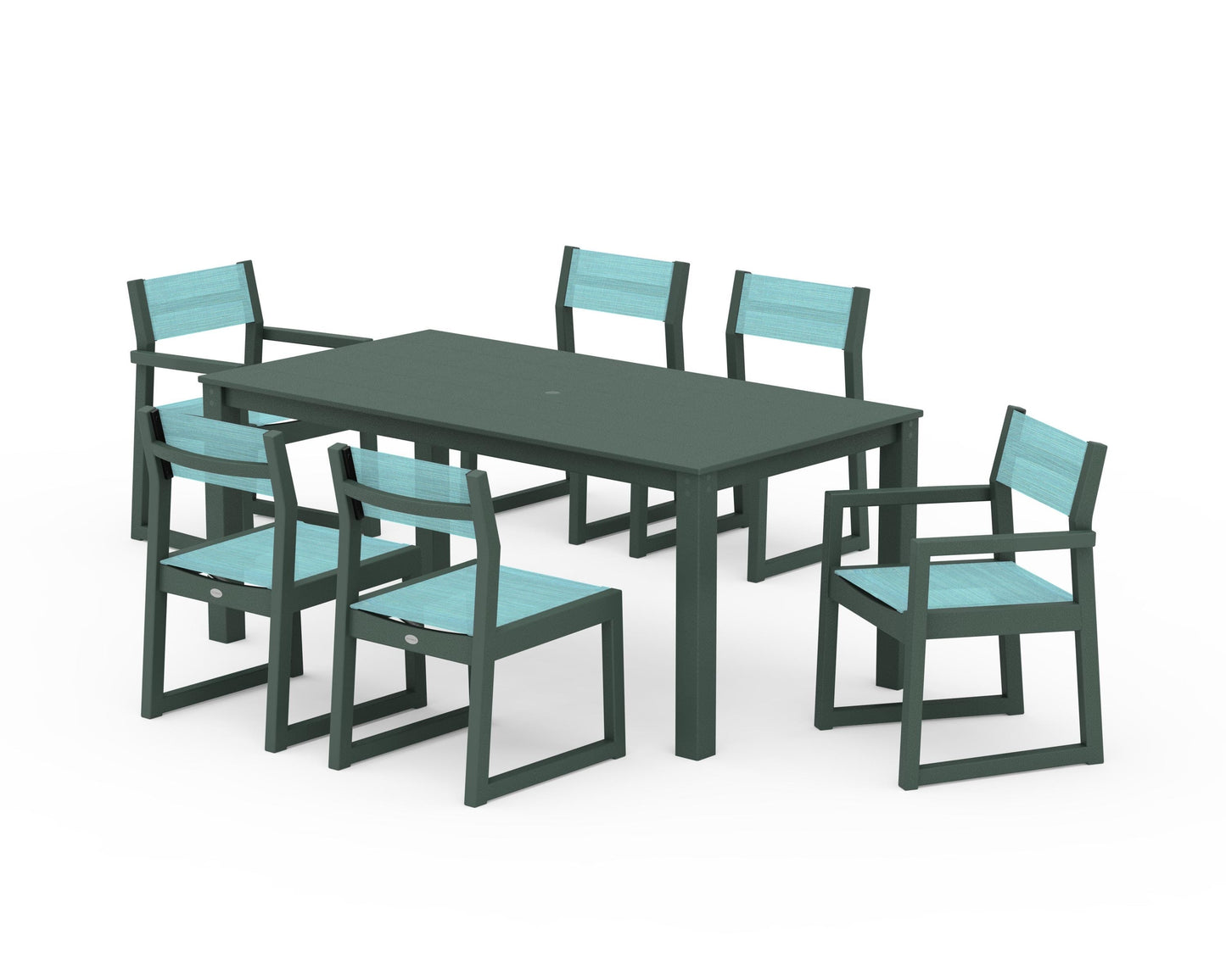 EDGE Sling 7-Piece Parsons Dining Set