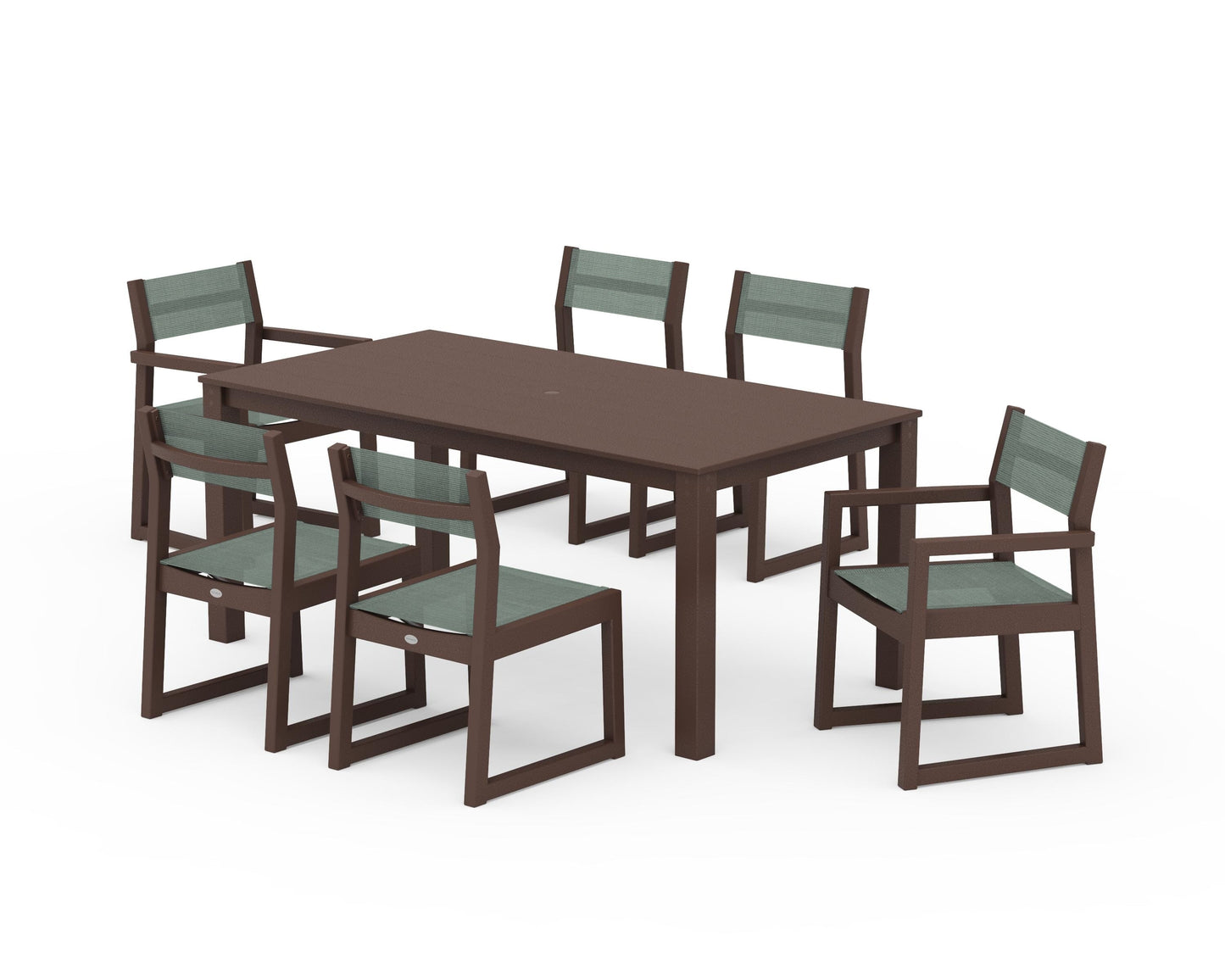 EDGE Sling 7-Piece Parsons Dining Set
