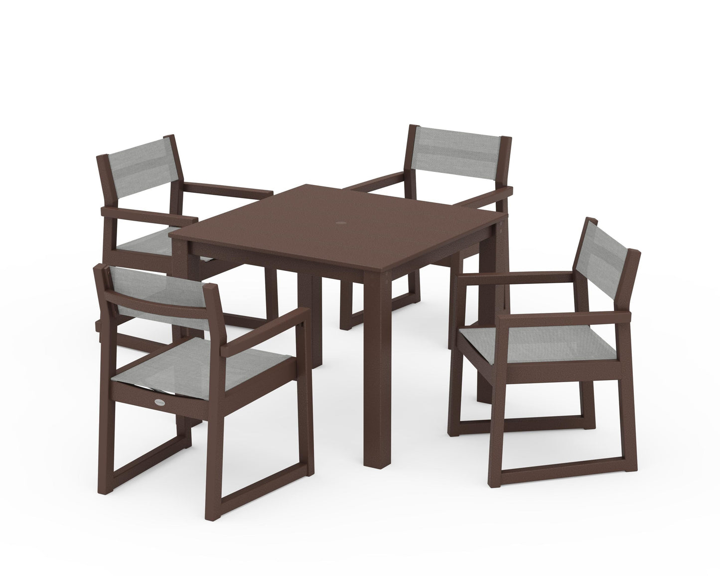 EDGE Sling Arm Chair 5-Piece Parsons Dining Set