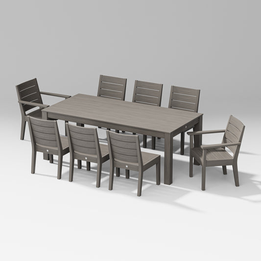 Latitude 9-Piece Parsons Table Dining Set